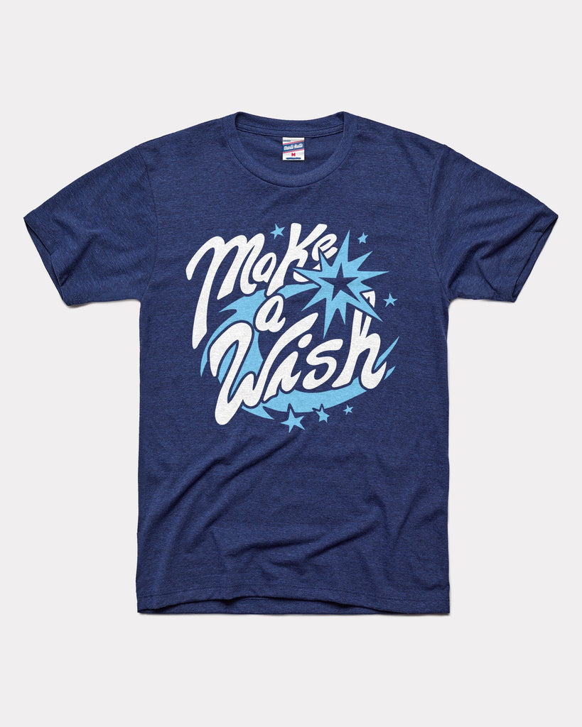 Make A Wish Missouri Kansas Navy Vintage T Shirt CHARLIE