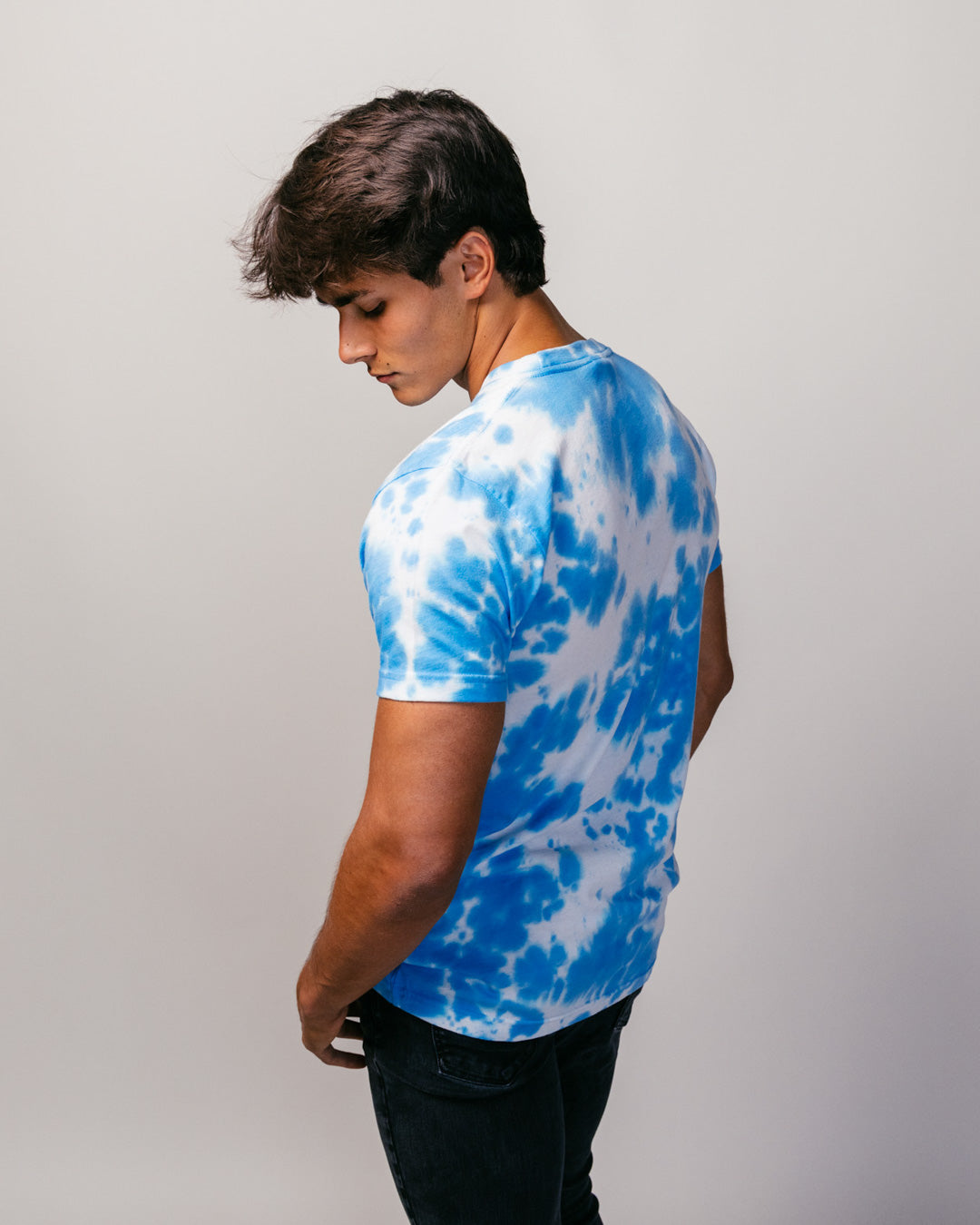 CHARLIE HUSTLE | KC HEART RED TIE DYE T-SHIRT