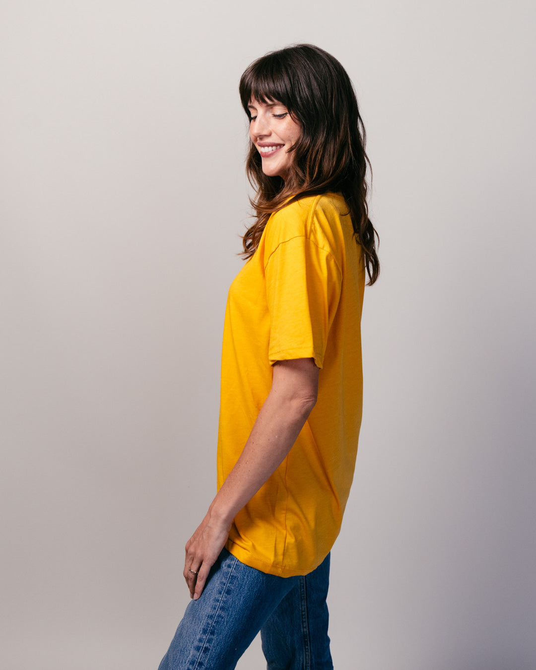 Gold Unisex Essential Vintage T-Shirt | CHARLIE HUSTLE