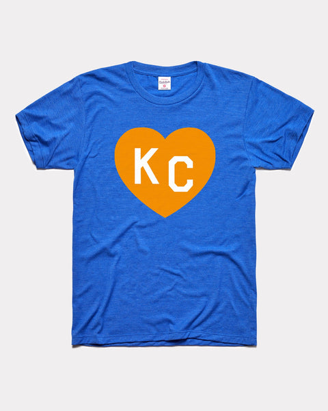 Charlie Hustle KC Heart Tee Red/Gold L