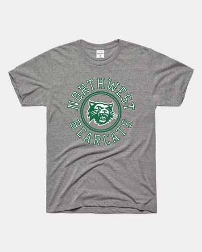 Grey Northwest Missouri State University Bearcats Wheel Vintage T-Shirt