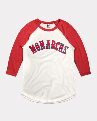 Rally Kansas City Monarchs Red Heart Kansas City Short Sleeve Fashion T  Shirt, Red, 50% POLYESTER / 37% COTTON / 13% RA…
