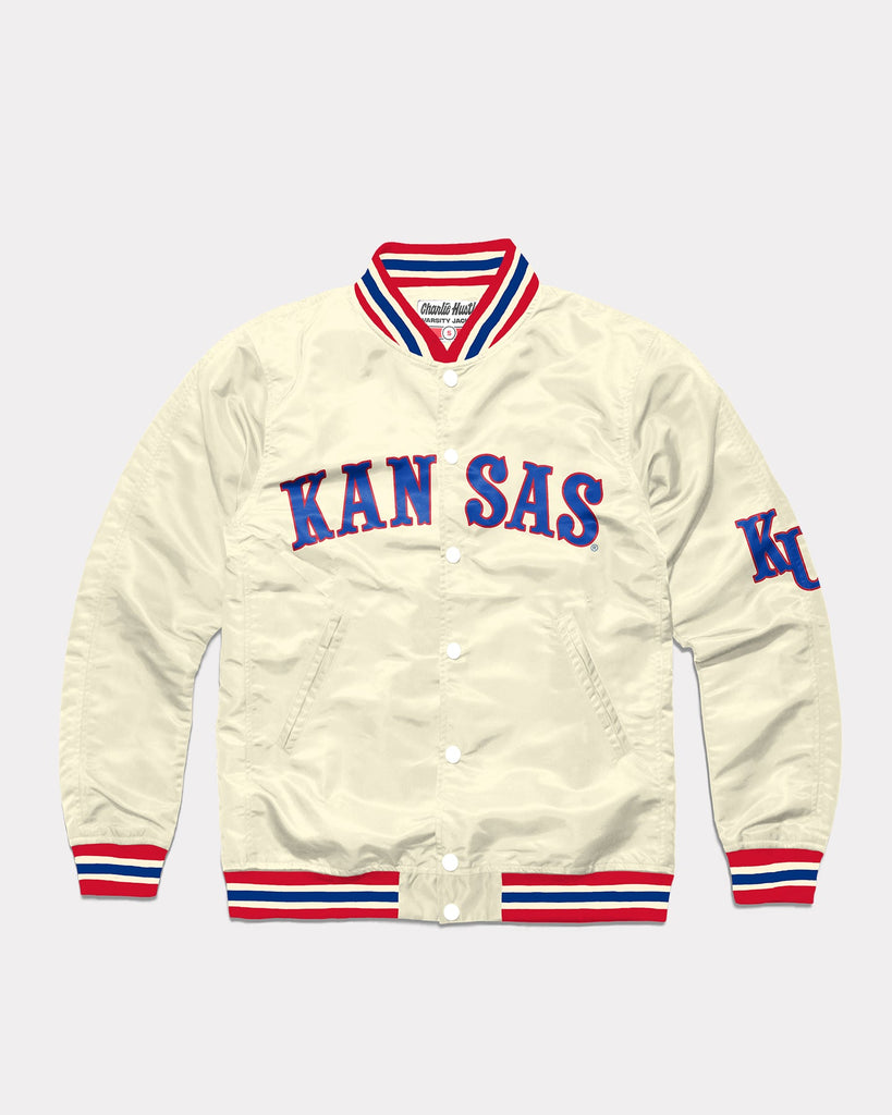 Charlie Hustle Kansas City Varsity Jacket - Navy – Made in KC