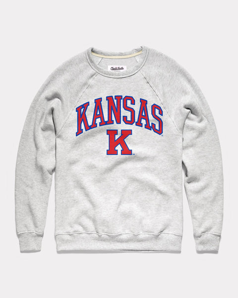 University of Iowa - Vintage Crewneck Sweatshirt - Ash Grey