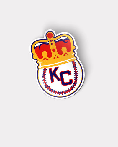 Kansas City Monarchs KC Crown Logo Vinyl Sticker