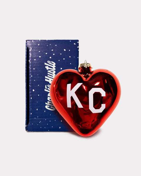 Charlie Hustle KC Heart Decal